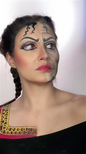 Had this in my drafts. Thank you for the love on my #mothergothel look! I'm starting a new look tomorrow.💖 #disney #tangled #ChewyChattyPets #makeup