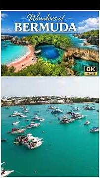 Bermuda Natural Wonders 🇧🇲 Pink Beaches, Blue Holes & Hidden Coastal Magic 8K