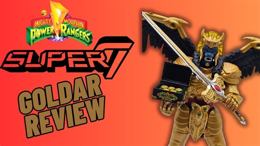 Mighty Morphin Power Ranger Super 7 Goldar Action Figure Review – Legendary Villain