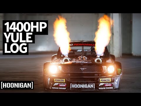 Ken Block’s Twin Turbo 1400HP Fireplace aka Hoonigan Yule Log. (2 Hrs of Hoonicorn Spitting Fire)