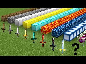 Which Sword Is The Strongest In Minecraft ?