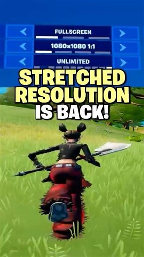 OG Stretched Resolution Is Now Back In Fortnite!