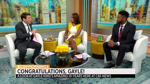 Gayle King celebrates 10 amazing years with CBS News