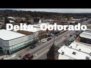 Exploring Delta Colorado With A Drone
