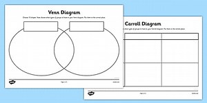Shapes Grid and Venn Diagram Worksheets