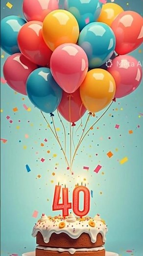 40th birthday celebration 🎉 Happy birthday song 💐 Happy birthday to you #birthday