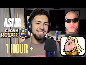 1+ Hour of ASMR Clash Royale 🕹️ (Whispers, Tapping & Gameplay)