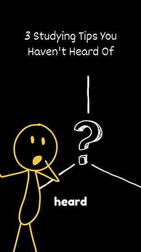 3 Studying Tips You Haven't Heard Of 🎁 Comment