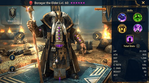 Boragar the Elder - HellHades - Raid Shadow Legends