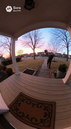 The Electric Shock Buzz #doorbellcam #funny #porchpirate #memes