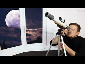 How To Make a DIY Telescope to see the Moon for $20
