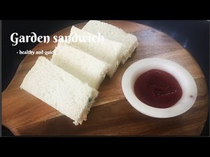 garden sandwich | No cook sandwich recipe | Cheese and vegetables sandwich | quick sandwich recipe