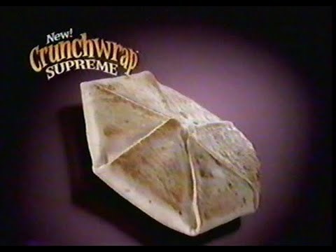 New! Crunchwrap Supreme! Taco Bell 2005 commercial