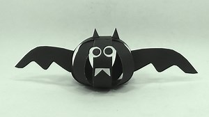 1.4K views · 35 reactions | How To Make a Paper Bat for Halloween - DIY Halloween Crafts Ideas for Kids. | Entertaining Arts | Facebook