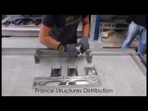 Structure métallique modulaire - profil acier assemblés