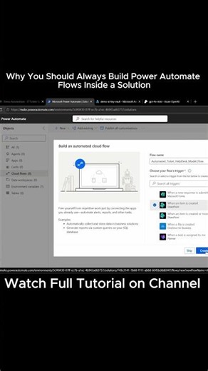 Why You Should Always Build Power Automate Flows Inside a Solution