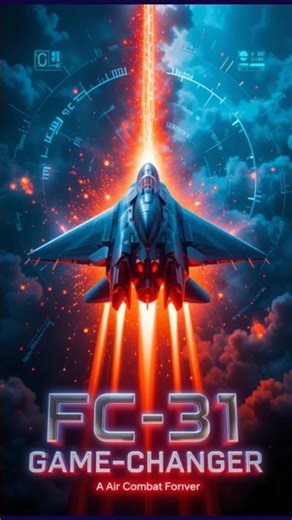 Why China’s FC 31 Could Change Air Combat Forever! #shorts