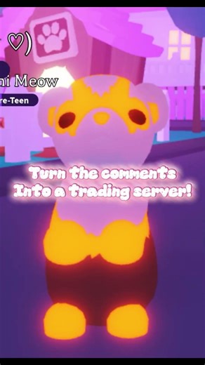 Turn the comments into a trading server! #roblox #adoptme #adoptmepets