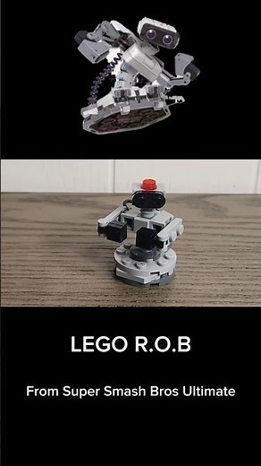 LEGO R.O.B from Super Smash Bros. Ultimate #lego #stopmotion #supersmashbrosultimate #shorts