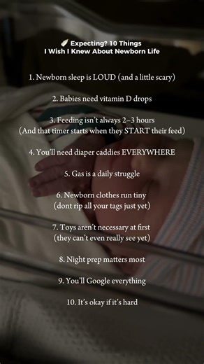 10 Things I Wish I Knew About Newborn Life