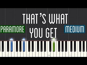 Paramore: That’s What You Get Piano Tutorial | Medium