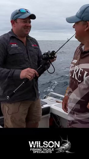 Dicko talks Wilson Electric Assist with the Hook, Line and Sinker - Australian fishing show crew. #assistedfishing #snapper #pearlperch #aussieaswilson #wilsonfishing | Wilson Fishing