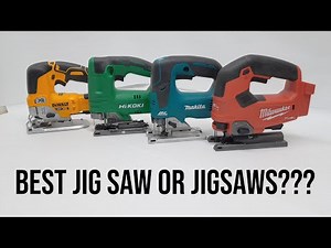 4 Top Cordless JigSaws | Milwaukee VS HiKoki VS Makita VS DeWalt | Who makes the best 18v Jig Saw?