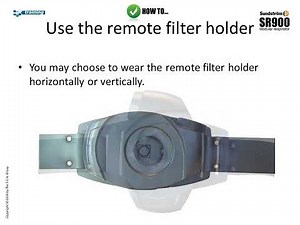 Sundstrom SR900 half face modular respirator - How to video