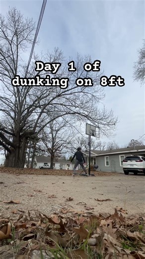 Day 1 of Dunking on 8ft