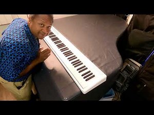 Glarry GPP-106 White 88 Key Folding Digital Piano Unboxing and Review Demo with Kris Nicholson