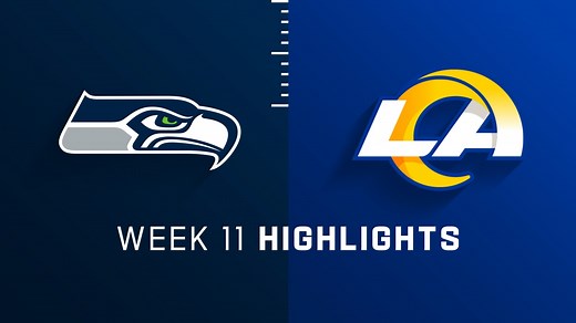 Seahawks vs. Rams highlights | Week 11