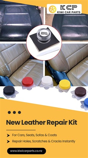 ✨ NEW Leather Repair Kit – Fix It Like Magic! For Car Seats • Sofas • Jackets • Steering Wheels Repair holes, scratches, cracks & fading in minutes — no heat, no hassle! 🔧✨ 🔥 Key Features ✔ No Heat Required ✔ Matches Popular Colours & Grains ✔ Strong, Permanent Bond ✔ Works on Leather and Vinyl 💡 Why You’ll Love It ⚡ Save hundreds — repair instead of replacing 🛠 DIY-friendly & beginner safe 🚗 Perfect for steering wheels, car seats, couches, coats & more Benefits ✅ Durable, professional-look