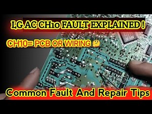 LG Inverter AC CH10 Error Solution | Full PCB Testing & Wiring Check