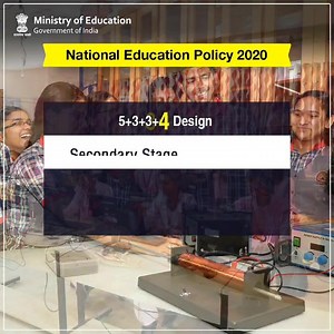 8.2K views · 198 reactions | #NEP2020 New Curricular and pedagogical structure A new developmentally-appropriate curriculum and pedagogical structure for school education based on principles of brain development and learning has been proposed on a 5 + 3 + 3 + 4 design, covering 4 stages. | Ministry of Education | Facebook