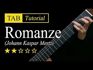 (Mertz) Romanze - Guitar Lesson + TAB