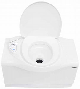 Thetford C402C Cassette Toilet - Internal Water Supply - Electric Flush - Left Hand Access Thetford