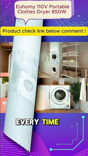 Compact & Powerful: Euhomy 110V Portable Clothes Dryer Review