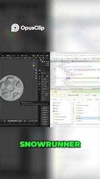 SnowRunner Mods: Create Your Own Wheels #blender #snowrunner #tutorial