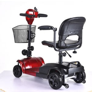 [Hot Item] Travel 4 Wheels Elderly Electric Scooter Disabled Handicapped Folding Mobility Scooter for Seniors