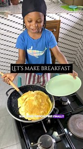 The problem wey this ladder don cause ennh😁 it’s really been from one chore to another 😅 Wells made breakfast today and took care of daddy who’s under the weather 🤧 I hope you enjoy watching. Btw how’s the holiday going?#toddlermeals #toddleractivities #wellsbanks #toddlermom #toddlerfoodie #explore | Meal Time With Wells