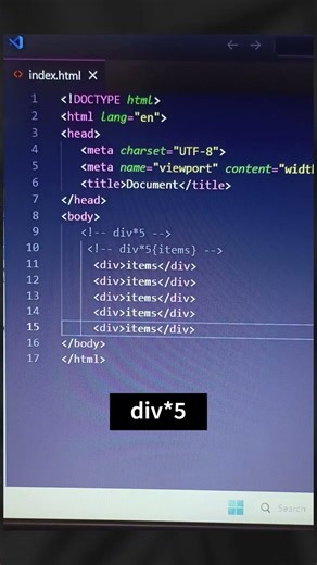 Pro shortcut of vs code | HTML, CSS #html #css #website