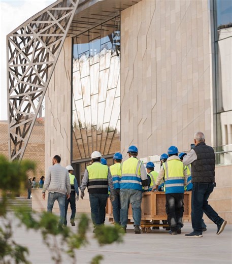 Reassembly of Khufu's Second Boat at Grand Egyptian Museum