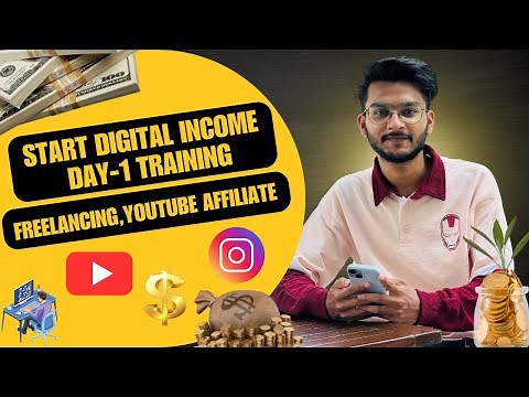 "Digital Income Funnel Day 1 🔥 | Start Earning Online in 2025 | Freelancing, Affiliate, YouTube!"