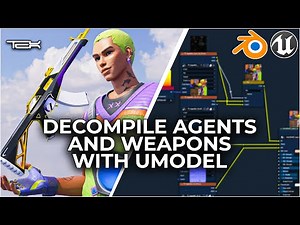 DECOMPILE VALORANT WEAPONS/AGENTS WITH UMODEL | Blender + Umodel Tutorial for Valorant 3D