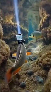 “Micro POV: Fish’s Underwater Journey After Camera Mount” #microcamera #macrowildlife