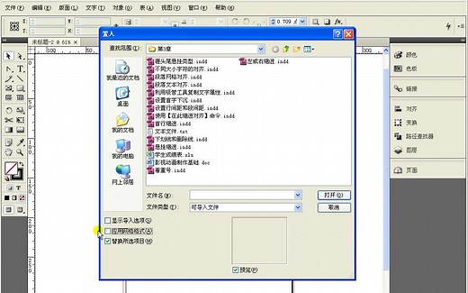 InDesign CS4完全自学教程3.2 置入Word文档