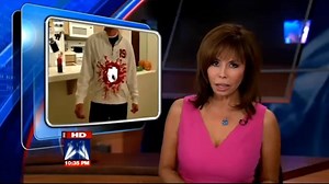 Here was the Fox News bit. Apparently they were running teasers of the costume during the world series to get people to stay tuned for the news. | Mark Rober