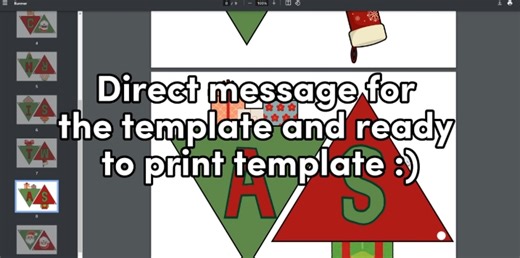 DIY Christmas Banner Tutorial Using Canva