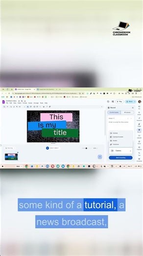 Google Vids has a teleprompter! Great for students! #GoogleEDU #GoogleVids