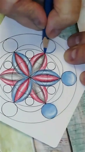 Amazing Mandala Art With Just Pencils! #shorts